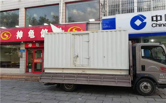 金昌出租发电机施工案例